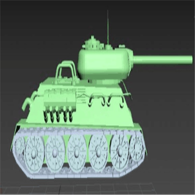 茂南充气军用坦克模型